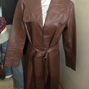 Vintage leather coat